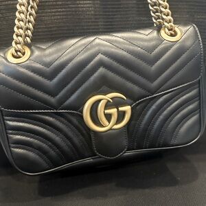 Gorgeous Gucci black bag, literallly used once!